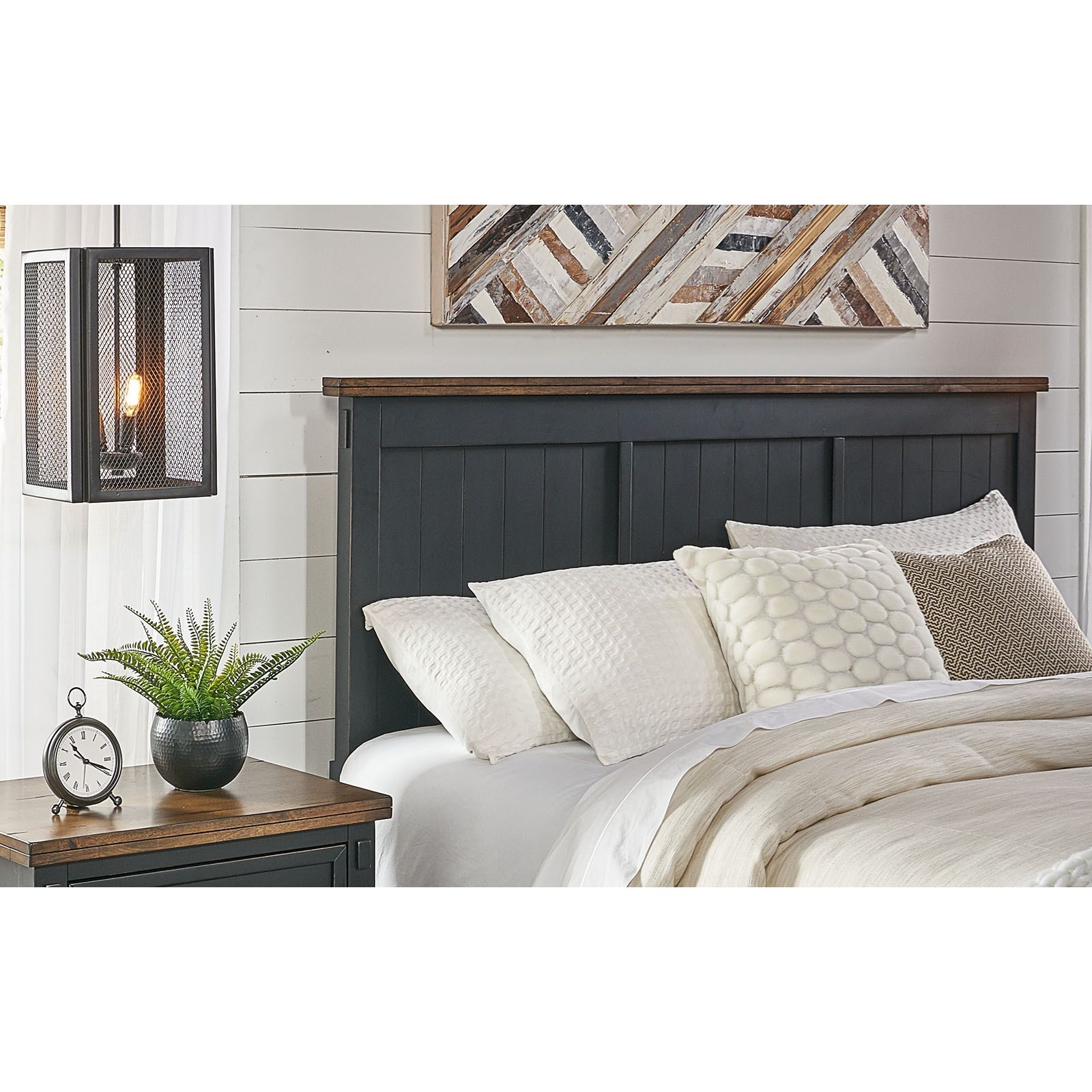 AAmerica Stormy Ridge BRMBEDWO8923 Rustic King Storage Bed Zak's Home